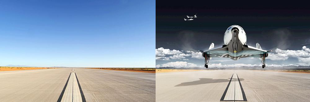 Virgin Galactic landing