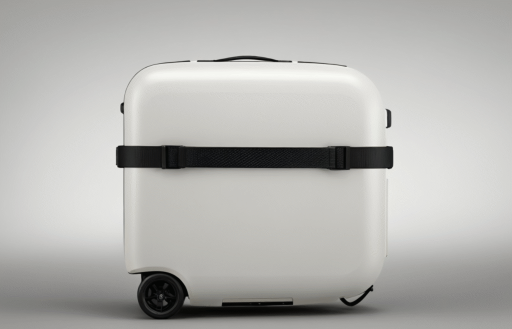 designing bespoke car luggage - integrated champagne carry case -   luggage in interiors